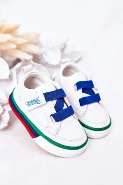 Discount Dziecięce Trampki Ze Ściągaczem Biało Granatowe Baxter Dzieci Chłopięce|Chłopięce