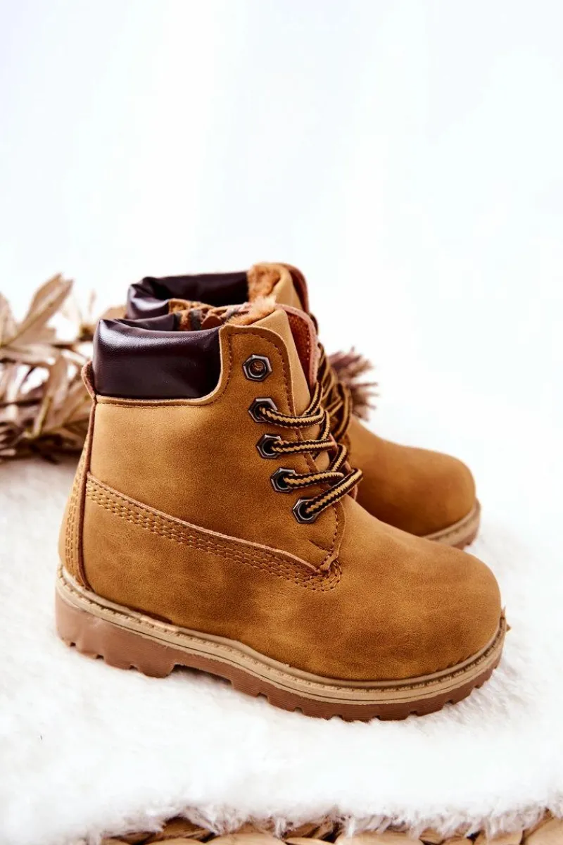 Discount Dziecięce Trapery Botki Camel Milos Dzieci Chłopięce|Dziewczęce