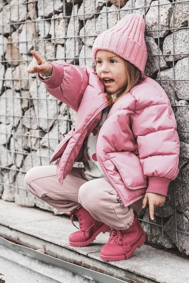 Clearance Dziecięce Trapery Botki Z Suwakiem Fuksja Dexter Dzieci Dziewczęce