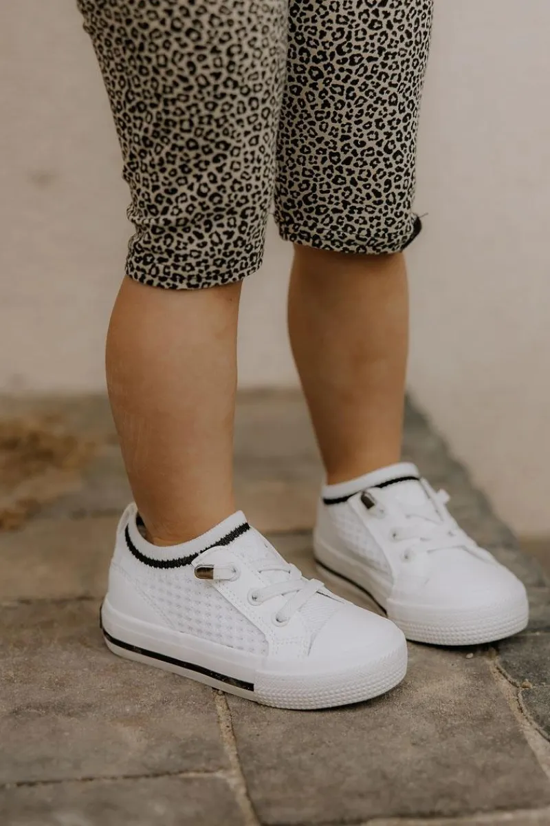 Clearance Big Star Shoes Dziecięce Wsuwane Trampki Big Star JJ374394 Białe