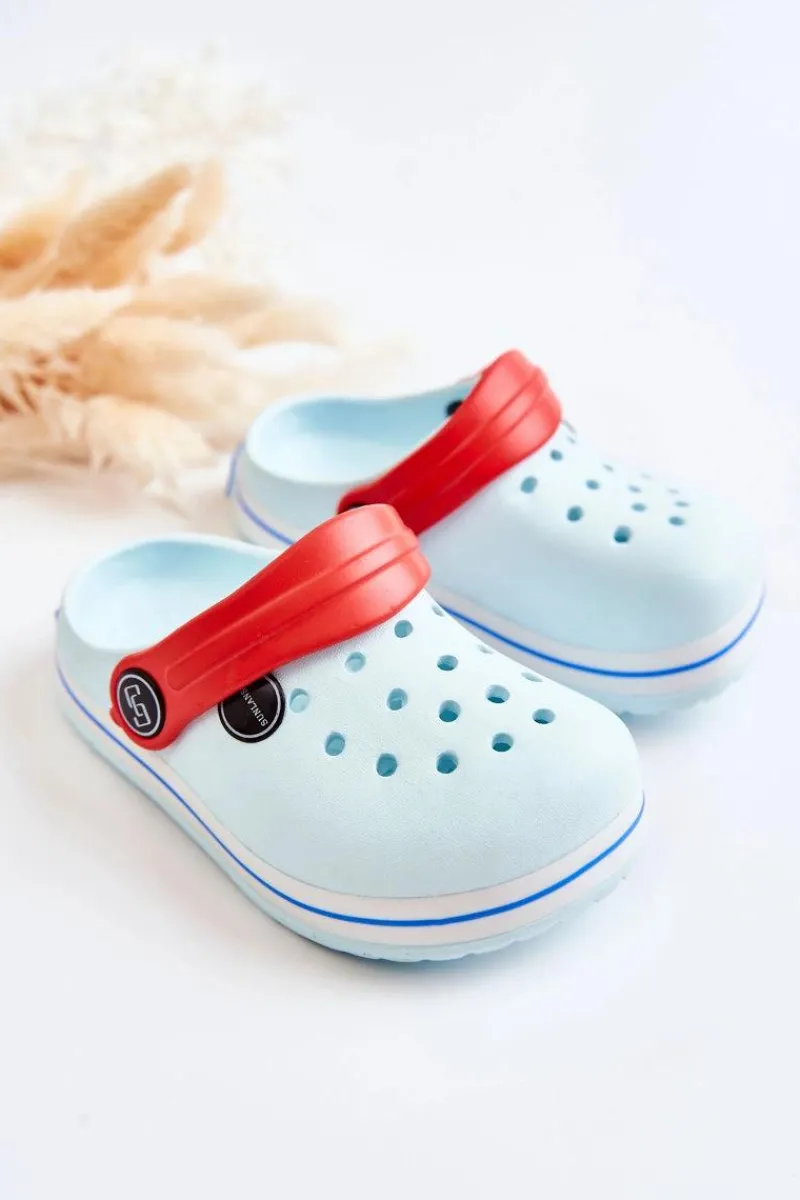 Chłopięce|Dziewczęce>Boto Dziecięce Wygodne Klapki Kroksy Miętowe Colly