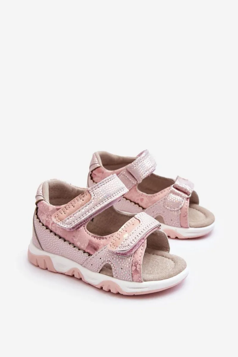 Online Evento Dziecięce Wygodne Sandałki Na Rzepy Różowe Alaska