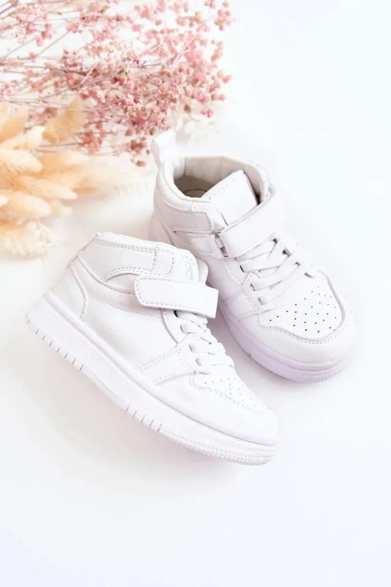 Online Dziecięce Wysokie Buty Sportowe Białe Berty Dzieci Chłopięce