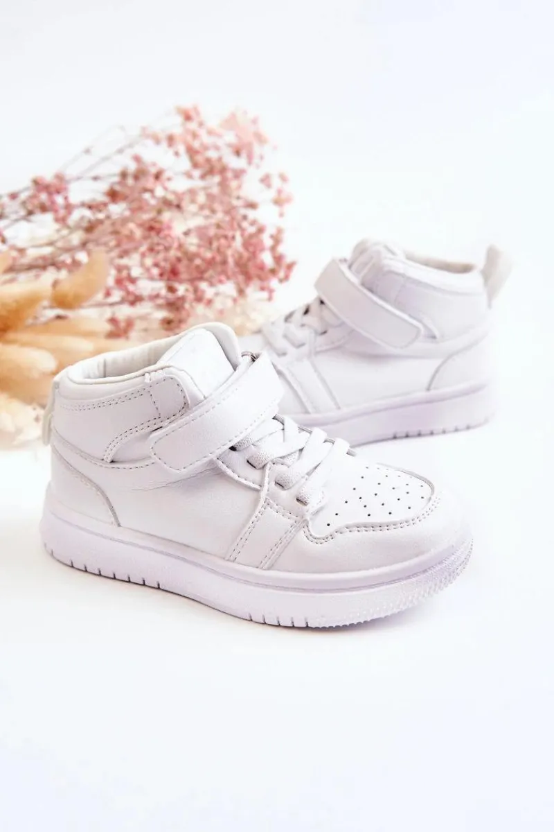 Online Dziecięce Wysokie Buty Sportowe Białe Berty Dzieci Chłopięce