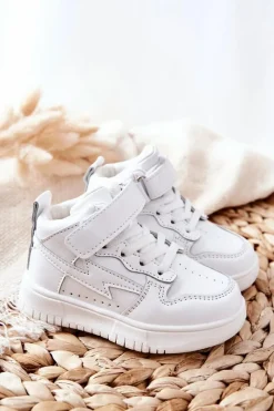 Chłopięce|Dziewczęce>Boto Dziecięce Wysokie Buty Sportowe Białe Bartnie