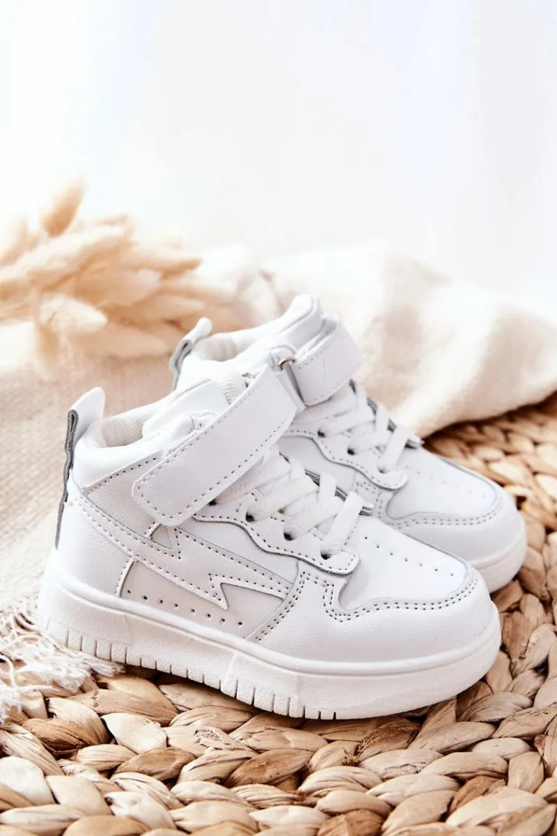 Chłopięce|Dziewczęce>Boto Dziecięce Wysokie Buty Sportowe Białe Bartnie