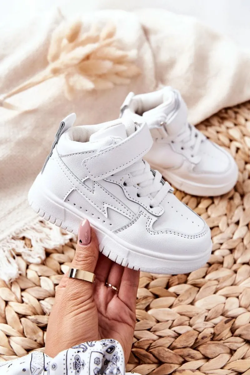 Chłopięce|Dziewczęce>Boto Dziecięce Wysokie Buty Sportowe Białe Bartnie