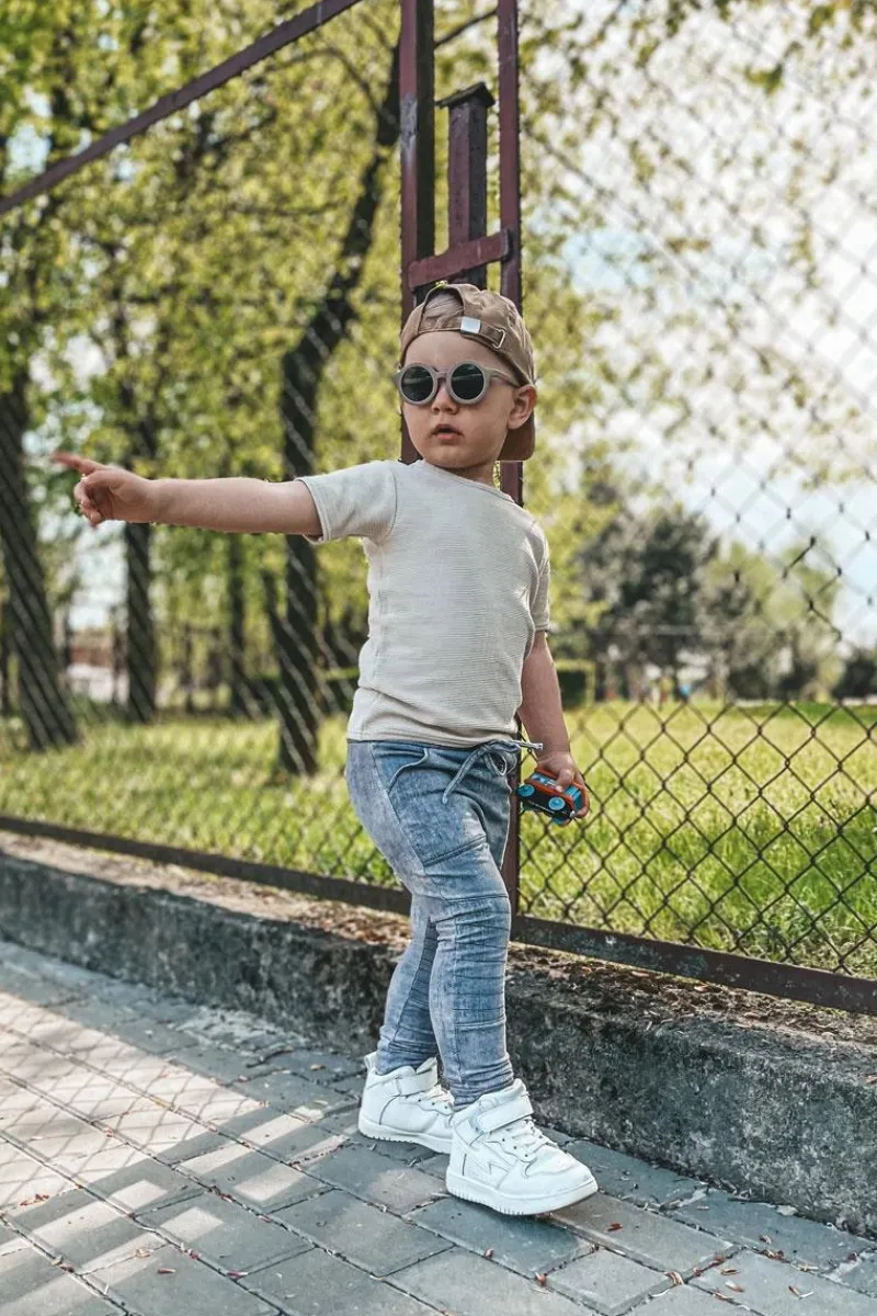 Chłopięce|Dziewczęce>Boto Dziecięce Wysokie Buty Sportowe Białe Bartnie