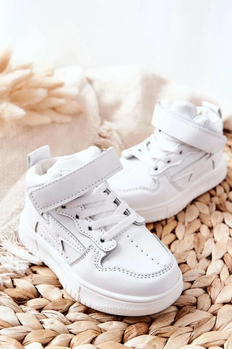 Chłopięce|Dziewczęce>Boto Dziecięce Wysokie Buty Sportowe Białe Bartnie