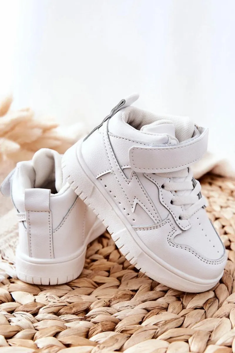 Chłopięce|Dziewczęce>Boto Dziecięce Wysokie Buty Sportowe Białe Bartnie