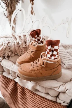 Chłopięce>Boto Dziecięce Wysokie Ocieplane Buty Sportowe Camel Clafi