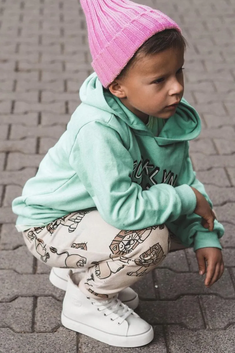 Chłopięce|Dziewczęce>Big Star Shoes Dziecięce Wysokie Trampki Na Suwak Big Star KK374227 Białe Biały