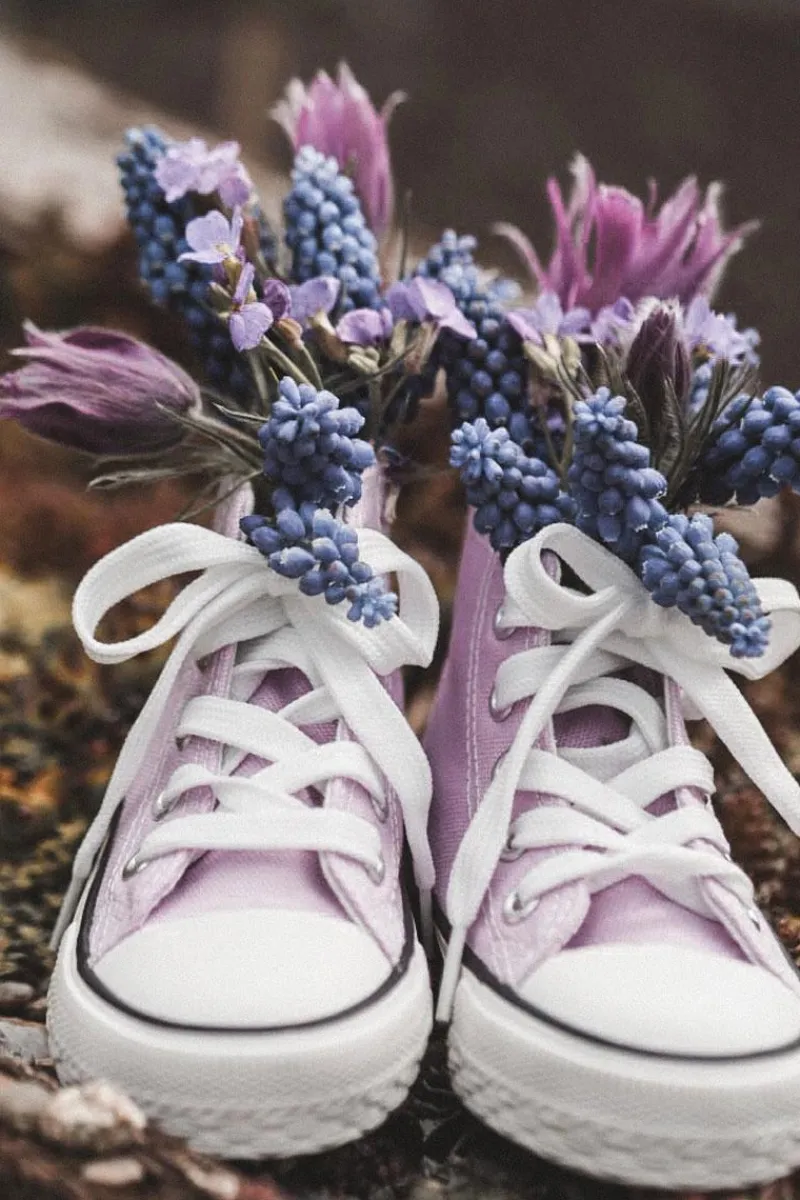 Chłopięce|Dziewczęce>Boto Dziecięce Wysokie Trampki Fioletowe Filemon Fioletowy