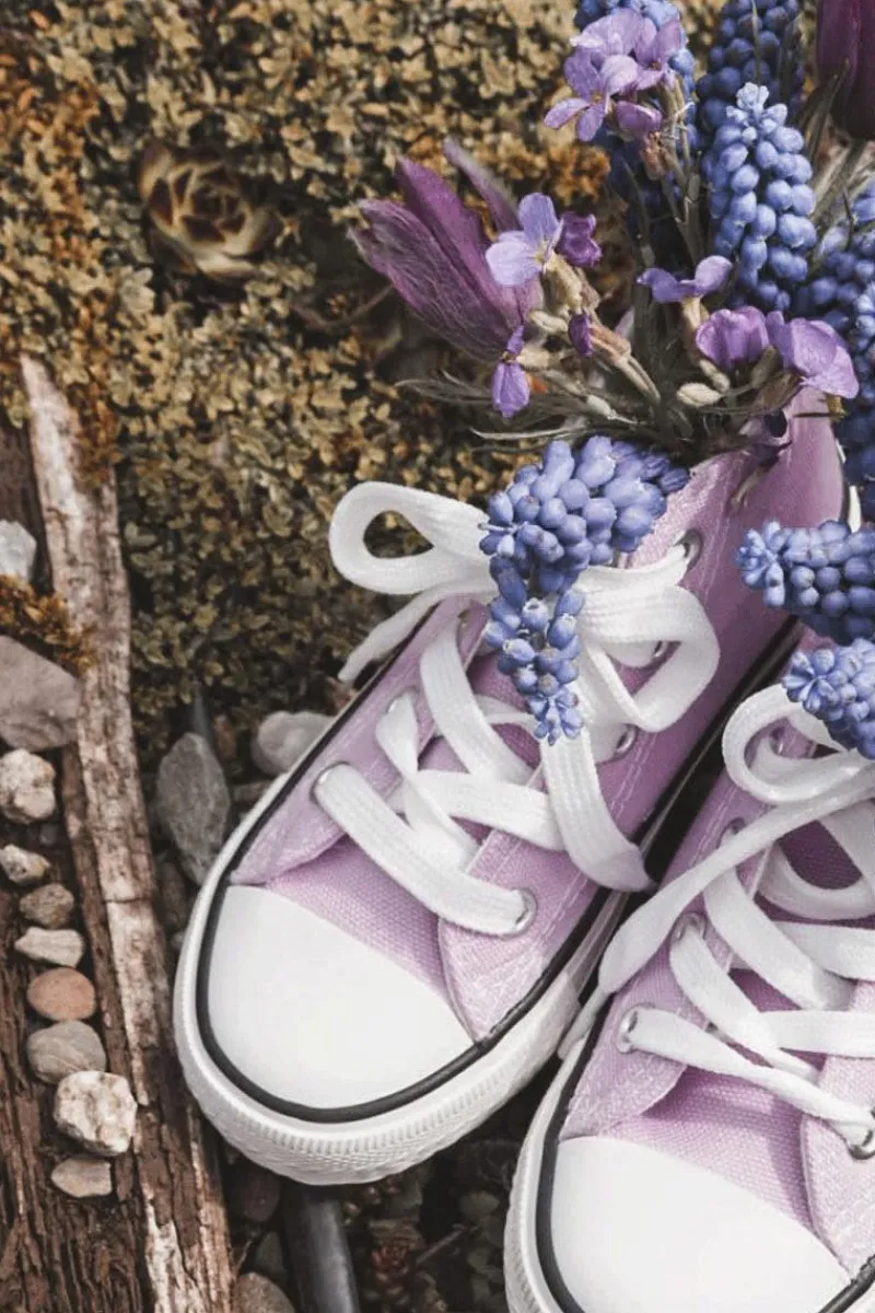 Chłopięce|Dziewczęce>Boto Dziecięce Wysokie Trampki Fioletowe Filemon Fioletowy