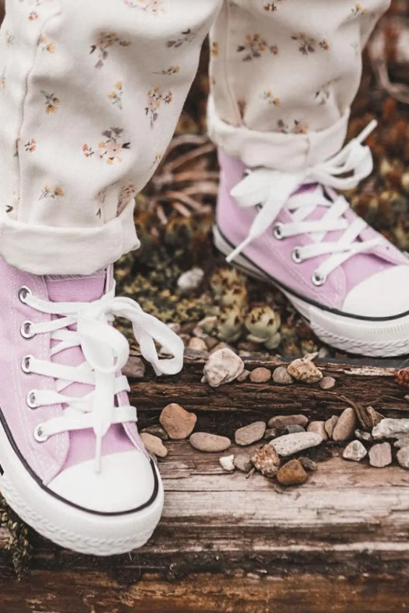 Chłopięce|Dziewczęce>Boto Dziecięce Wysokie Trampki Fioletowe Filemon Fioletowy