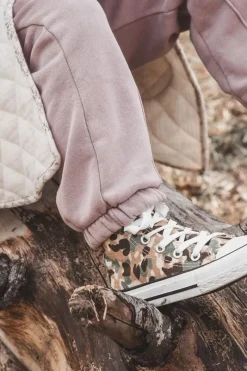 Sale Dziecięce Wysokie Trampki Na Suwak Beżowo-Zielone Filemon Dzieci Chłopięce|Dziewczęce