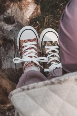 Sale Dziecięce Wysokie Trampki Na Suwak Beżowo-Zielone Filemon Dzieci Chłopięce|Dziewczęce