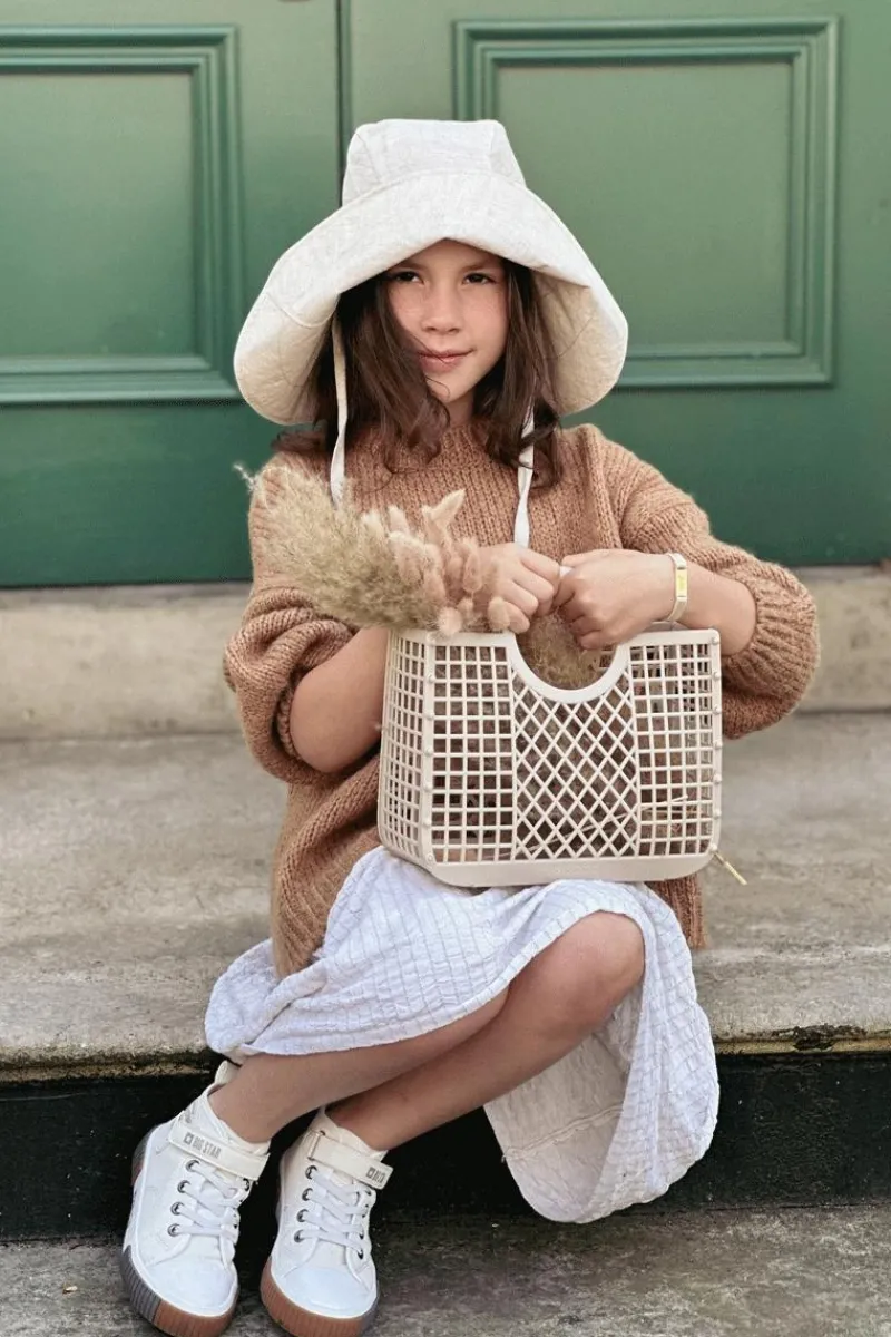 Clearance Big Star Shoes Dziecięce Wysokie Trampki BIG STAR KK374015 Białe