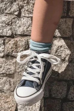 Boto Dziecięce Wysokie Trampki Granatowe Filemon