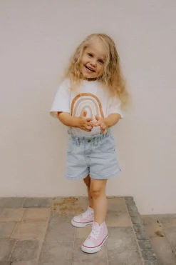 Hot Boto Dziecięce Wysokie Trampki Różowe Mona Różowy