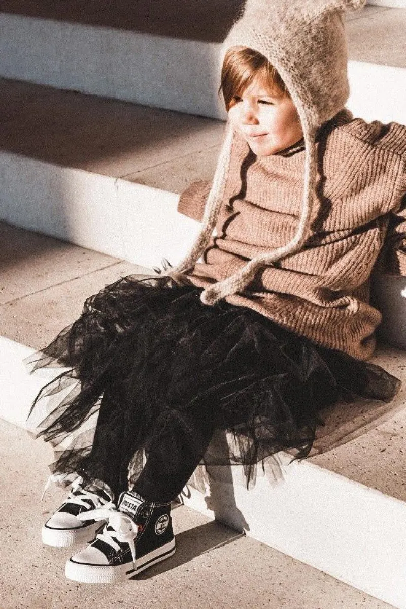 Discount Dziecięce Wysokie Trampki Z Suwakiem BIG STAR HH374188 Czarne Dzieci Chłopięce|Dziewczęce