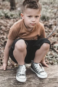 Outlet Boto Dziecięce Wysokie Trampki Khaki Filemon Zielony