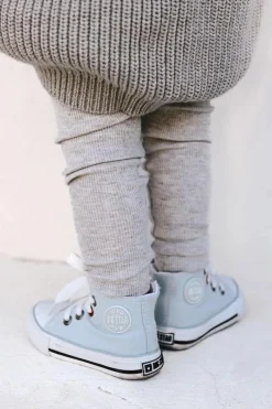 Best Dziecięce Wysokie Trampki Z Suwakiem BIG STAR HH374088 Niebieskie Dzieci Chłopięce|Dziewczęce