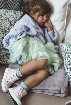 Chłopięce|Dziewczęce>Big Star Shoes Dziecięce Wysokie Trampki Z Suwakiem BIG STAR HH374191 Różowe Różowy