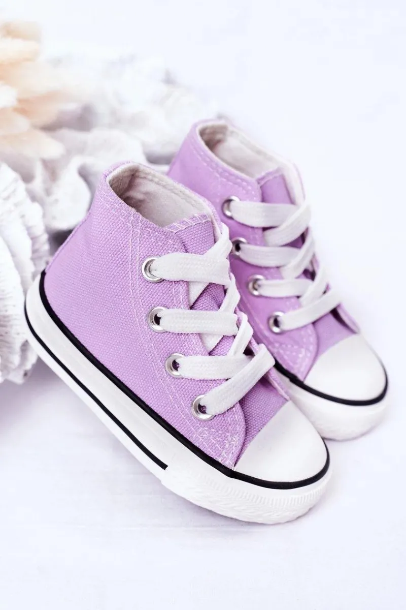 Chłopięce|Dziewczęce>Boto Dziecięce Wysokie Trampki Fioletowe Filemon