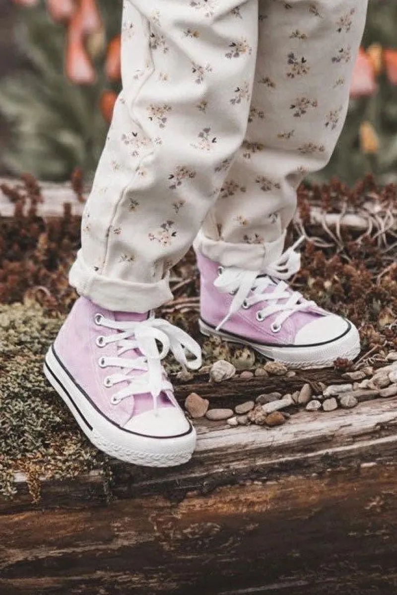 Chłopięce|Dziewczęce>Boto Dziecięce Wysokie Trampki Fioletowe Filemon