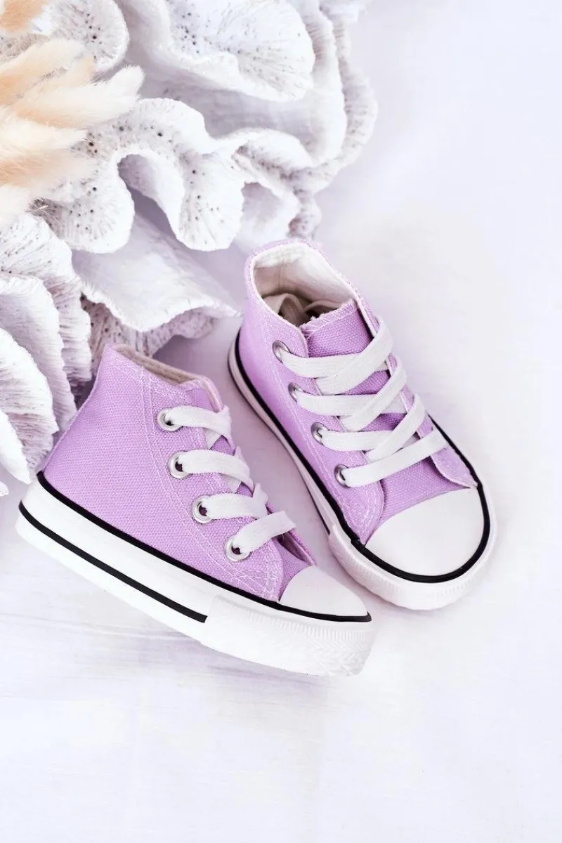 Chłopięce|Dziewczęce>Boto Dziecięce Wysokie Trampki Fioletowe Filemon