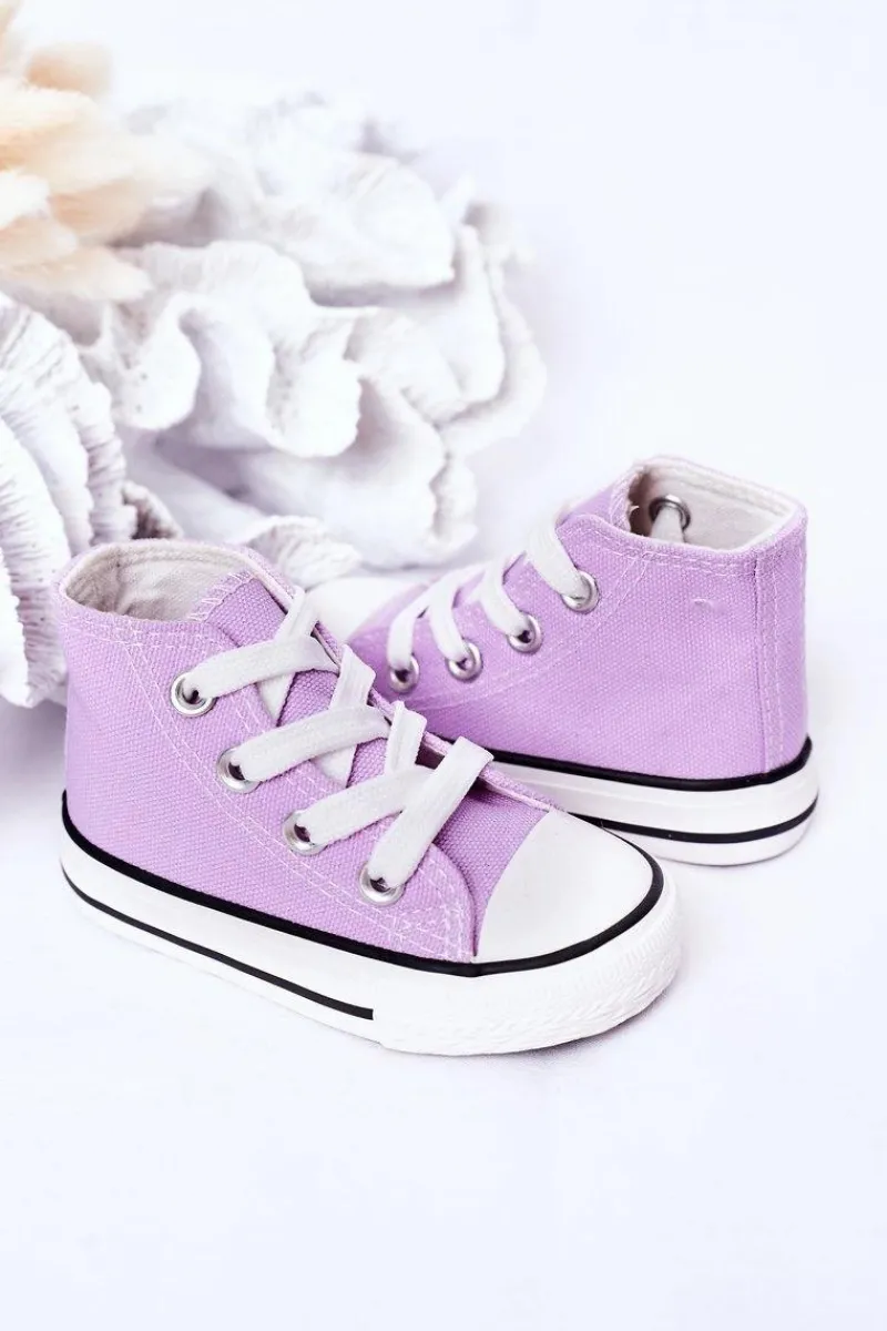 Chłopięce|Dziewczęce>Boto Dziecięce Wysokie Trampki Fioletowe Filemon