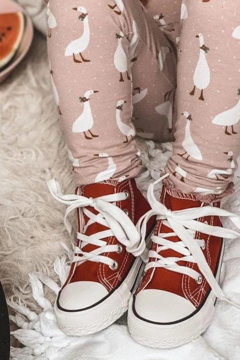 Boto Dziecięce Wysokie Trampki Czerwone Filemon