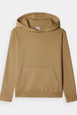 Hot 4F Dziewczęca Nierozpinana Bluza Z Kapturem Gładka Beżowa JWMM00TSWSF1316-83S Beżowy