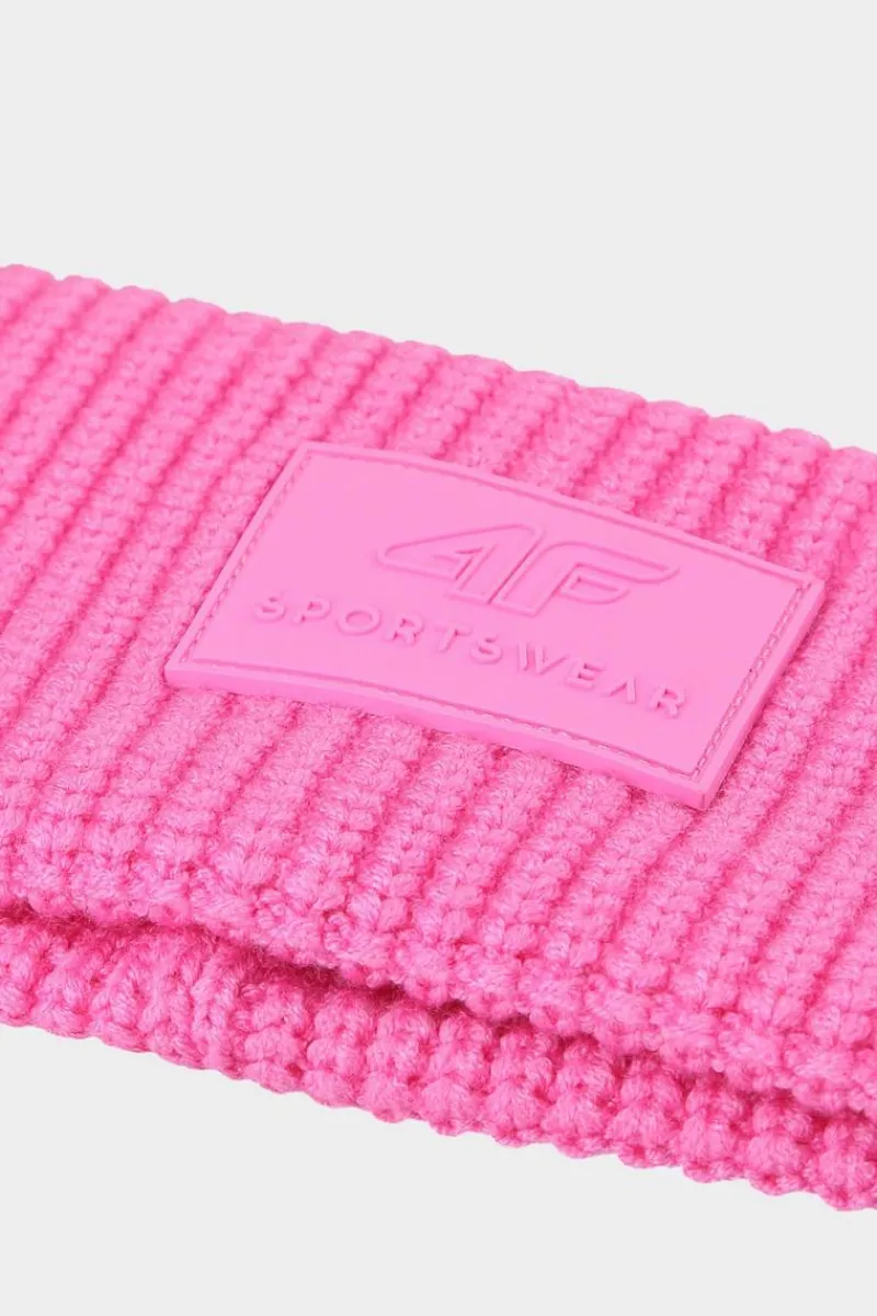 Okrycia Głowy>4F Dziewczęca Opaska JWAW24ABANF079-54S Różowa