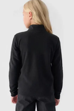 Clearance 4F Dziewczęcy Polar Ze Stójką Slim JWMM00TFLEF261-20S Czarny