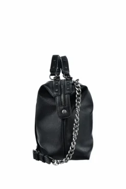 Sale Eko Skórzana Torebka Z Łańcuchem Big Star OO574020 Czarna Torebki Klasyczne