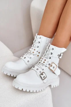 Botki Sznurowane|Czarne Botki><noscript><img width=