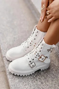 Botki Sznurowane|Czarne Botki><noscript><img width=