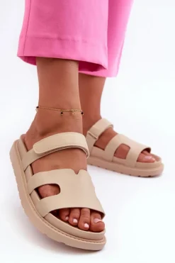 Klapki Na Platformie|Klapki Damskie Klasyczne><noscript><img width=