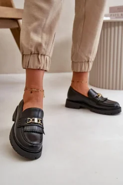 Mokasyny Damskie Skórzane><noscript><img width=