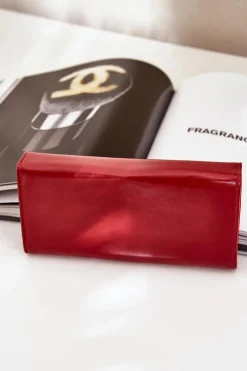 Hot Eko Skórzany Gładki Portfel Damski Erolia Portfele