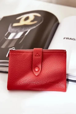 Outlet Eko Skórzany Portfel Damski Bronica Portfele