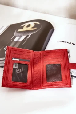 Outlet Eko Skórzany Portfel Damski Bronica Portfele