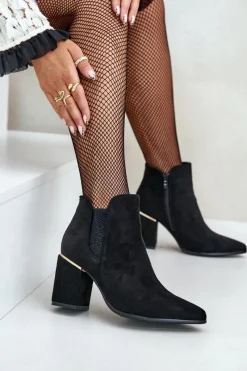 Brązowe I Beżowe Botki|Botki Na Obcasie><noscript><img width=