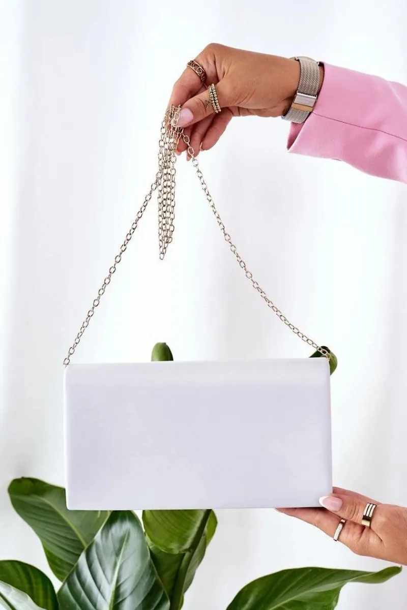 Boto Elegancka Kopertówka Z Łańcuszkiem Szara