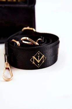 New Elegancka Mała Torebka ETUA030-020 Czarna Torebki Monnari|Listonoszki