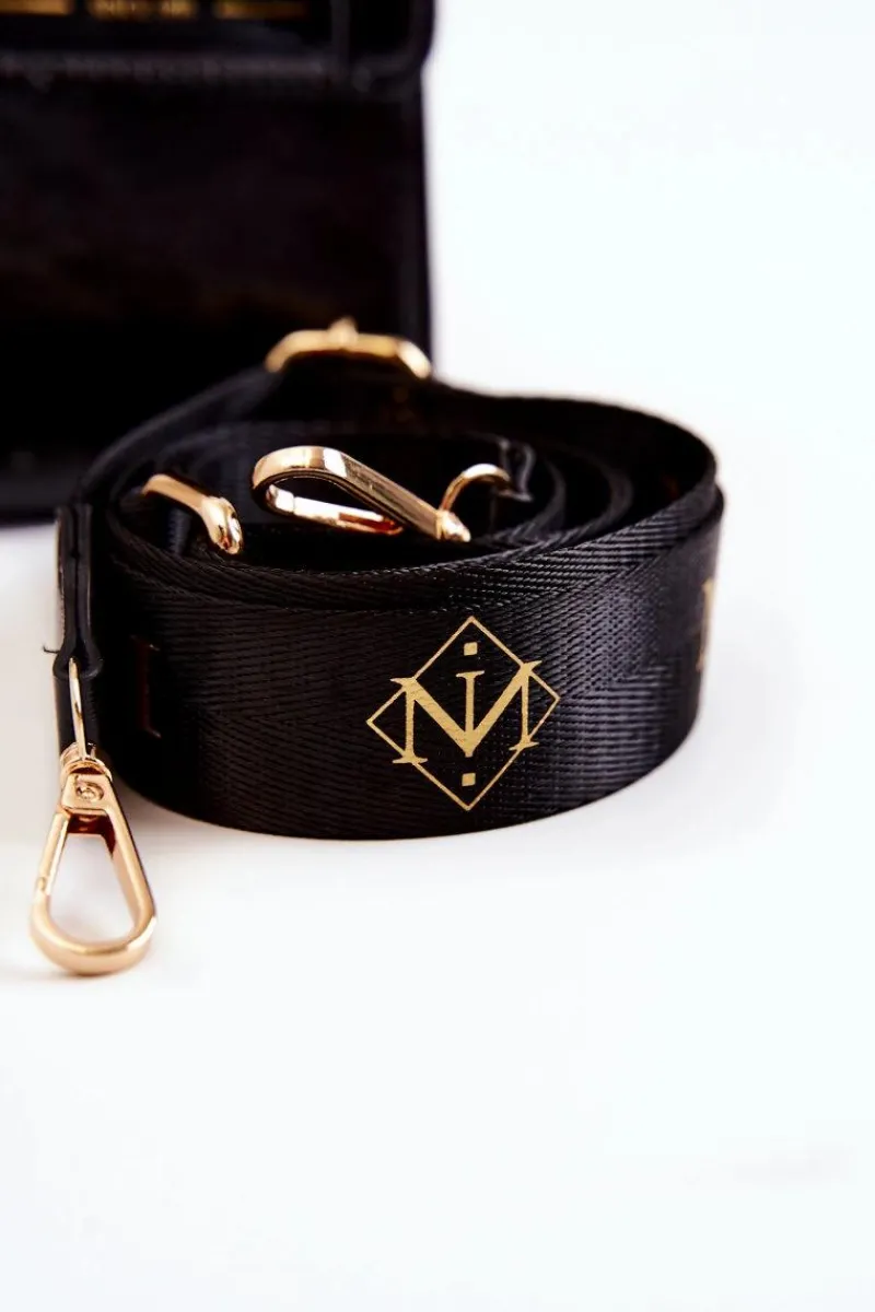 New Elegancka Mała Torebka ETUA030-020 Czarna Torebki Monnari|Listonoszki