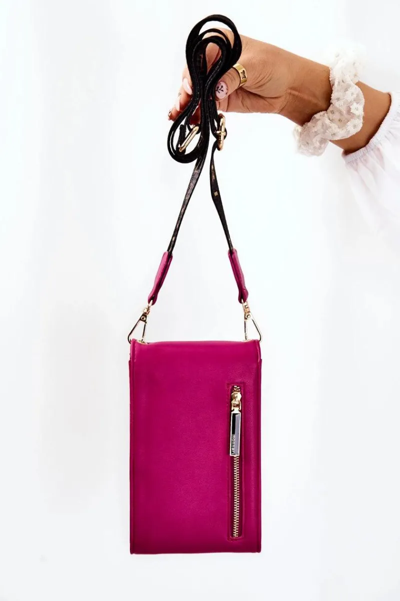 New Monnari Elegancka Mała Torebka ETUA030-004 Fuksja