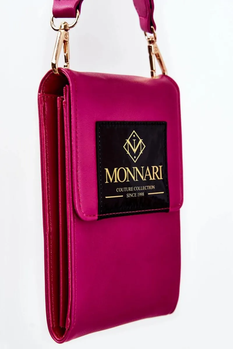 New Monnari Elegancka Mała Torebka ETUA030-004 Fuksja